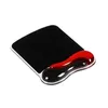 Image de Kensington Tapis de souris avec repose-poignet Duo gel Noir et rouge