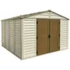 Image de Duramax Woodbridge Plus X 10,5 pi, Beige/Marron, 320,8 x 318,7 x 222 cm