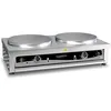 Image de Crêpière professionnelle double électrique - 2 x Diamètre 400 mm - Combisteel