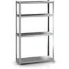 Image de Etagère Inox Avec Renforts Oméga 4 niveaux P.300mm et H.1700mm - Distform - Acier inoxydable