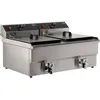 Image de Friteuse professionnelle Électrique - 2 x 10 Litres - Vidange - 2 x 5 kW - Combisteel