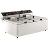 Image de Friteuse Professionnelle Électrique - 2 x 6 L sans Robinet de Vidange - Combisteel