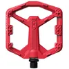Image de Crankbrothers Stamp 0 Pédales Plates pour VTT et BMX, Corps Composite léger, Grip amélioré avec 12 Broches, Rouge, Taille S