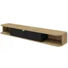 Image de BB Loisir Meuble TV à Suspendre 156x20x29cm Ikari chêne Artisanal/Noir Mat Luxueux sideboeard Commode