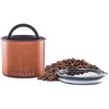 Image de Airscape Boîte à café en inox | Conteneur de stockage alimentaire | Couvercle hermétique breveté | Préserve la fraîcheur des aliments | Taille S 250 gr | Cuivre Brossé)