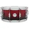 Image de PDP Drums Concept Maple Red to Black Fade Lacquer caisse claire 14 x 6,5 pouces