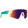 Image de Spy+ - Monolith Speed, Matte White Teal, Happy Gray Green with Dark Purple Mirror, Extra Large, Unisex, Adult