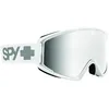 Image de SPY Optics Crusher Elite Lunettes de ski (monture blanc mat, verres bronze miroir argenté)