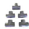 Image de Lot de 5 Manchons PVC Pression   U Té 90° / 50 mm intérieur F/F/F PN16 / Piscine et arrosage