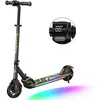 Image de FanttikRide C9 Pro Trottinette Electrique Enfants 6-12 Ans, Lumières Arc-en-Ciel, Vitesses 8/13/16 km/h, Écran LED, Pliable, Hauteur Réglable, Autonomie 8 km, Seulement 6,4 kg, Noir