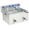 Image de Friteuse Professionnelle de Table Série Standard avec Vidange - 2 x 8 L - AFI Collin Lucy