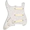 Image de EMG DG20LH David Gilmour Ivory / White Pearl set de micros actifs pré-câblés avec plaque de protection (pour gaucher)