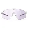 Image de Rudyproject SP977569-0000 Astral Sphere Lunettes de soleil avec monture blanche brillante/Impact X2 Verres violets Dimming Laser SP977569-0000 Largeur des verres : 143 mm, Cadre blanc brillant