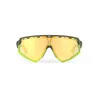 Image de Rudy Project Defender Multilaser Yellow Olive Matte Lunettes, taille unique unisexe adulte, Jaune, Taille Unique