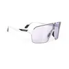 Image de Rudy Project SPINSHIELD Air White Matte Impactx Photochromic 2Laser Purple Lunettes Taille unique Unisexe Adulte, blanc, Taille Unique