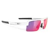 Image de Rudy Project Sirius White Gloss Multilaser Red Lunettes de Soleil, Rouge, Taille Unique Mixte
