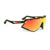 Image de RUDY PROJECT DEFENDER Black Matte/Olive Orange Stripes - Olive Multilaser Orange Unisexe Adulte