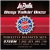 Image de Labella 0760M Fender Style Jeu de cordes pour Guitare Basse 52/100 Flat Wound