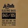 Image de La Bella Bass RX-S4D Stainless Steel 045/105