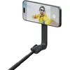 Image de ShiftCam SnapStand Selfie   Perche à selfie magnétique et trépied   Compact, pliable et extensible avec tête inclinable et télécommande Bluetooth magnétique (minuit, SnapStand Selfie)