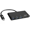 Image de V7 V7UC3U-HUB-BLK-1E USB-C mâle à 5-en-1 femelle Hub Noir