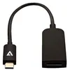 Image de V7 Adaptateur USB-C (m) vers HDMI® (h) Noir Fin - Adaptateurs de câble vidéo (USB C, HDMI Type A (Standard), Femelle, Mâle, 3840 x 2160, 60 Hz)