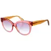 Image de JUST CAVALLI femme JC760S 69L 56 Montures de lunettes, Rouge (Bordeaux Luc/Roviex Specchiato)