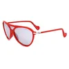 Image de Lunettes de Soleil Moncler ML0054 67C MATTE RED 0/0/135 UNISEX