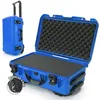 Image de Nanuk 935 Valise de Cabine Rigide étanche avec roulettes, Mousse cubique et Couvercle Organiseur   Bleu