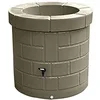 Image de Puit récupérateur d'eau 340L design et coloré, avec robinet. taupe - Fabrication française