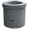 Image de Puit récupérateur d'eau 340L design et coloré, avec robinet. gris - Fabrication française
