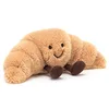 Image de Jellycat Amuseables Croissant Stuffed Toy, Small 8.5 inches - Pastry Plush - Fun Gift Idea