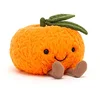 Image de Jellycat Peluche Amuseable Clementine Small - L: 12 cm x l : 12 cm x H: 9 cm