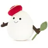 Image de Jellycat Amuseables Mozzarella, 14 cm, idée cadeau amusante