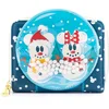 Image de Loungefly Disney by Porte-Monnaie Snowman Minnie & Mickey Snow Globe