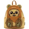 Image de Loungefly Star Wars Wicket Ewok Footsie Cosplay Womens Double Strap Shoulder Bag Purse,STBK0261