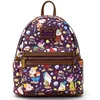 Image de Loungefly Disney Snow White and the Seven Dwarfs AOP Mini Backpack