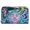 Image de Loungefly, Jimi Hendrix Portefeuille zippé Paysage psychédélique