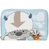 Image de Loungefly Nickelodeon Avatar The Last Airbender Aang Appa Momo Zip Around Wallet, Bleu, onesize