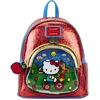 Image de Loungefly Hello Kitty Mini sac à dos métallique pour 50ème anniversaire