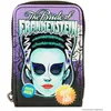 Image de Loungefly Universal Monsters Bride Of Frankenstein Portefeuille avec masque fluo, violet, small, Portefeuilles