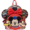 Image de Loungefly Disney By Minnie Floral And Lace Kisslock Crossbody One Size