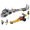 Image de LEGO City Great Vehicles Dragster Transporter 60151 Jouet de construction en occasion ou reconditionné