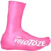 Image de veloToze   Couvre-chaussures hauts 2.0, pour une utilisation avec des chaussures de vélo de route, rose (rose), Medium