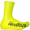 Image de veloToze   Couvre-chaussures hauts 2.0, pour une utilisation avec des chaussures de vélo de route, jaune (Jaune vif.), Small
