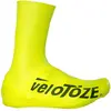 Image de veloToze   Couvre-Chaussures Hauts 2.0, pour Une Utilisation avec des Chaussures de vélo de Route, Jaune (Jaune Vif.), X-Large