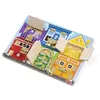 Image de Melissa & Doug - Planche Activités Montessori Avec Loquets - Jouet Sensoriel En Bois - Jouet D'Activité, De Développement Et D'Apprentissage - Cadeau Enfant 3 Ans Et + -