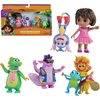 Image de Dora - Coffret Cadeau Amis Fantastiques - 5 Figurines Avec L'Héroïne, Babouche Tico Véra Et Le Trio Fiesta - Figurine À Collectionner - Dessin Animé Jouet Maison De Poupée - Jouet Enfant 3 Ans Et +