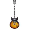 Image de D'Angelico Deluxe Brighton Vintage Sunburst guitare électrique avec étui