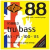 Image de Rotosound RS88LD Tru Bass 88 Black Nylon Flatwound Standard 65/115